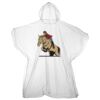 Kids emergency hooded plastic poncho Thumbnail