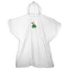 Kids emergency hooded plastic poncho Thumbnail