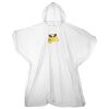 Kids emergency hooded plastic poncho Thumbnail