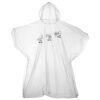 Kids emergency hooded plastic poncho Thumbnail