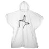 Kids emergency hooded plastic poncho Thumbnail