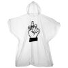 Kids emergency hooded plastic poncho Thumbnail