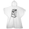 Kids emergency hooded plastic poncho Thumbnail