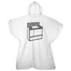 Kids emergency hooded plastic poncho Thumbnail