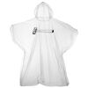 Kids emergency hooded plastic poncho Thumbnail