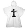 Kids emergency hooded plastic poncho Thumbnail