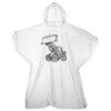 Kids emergency hooded plastic poncho Thumbnail