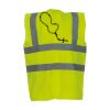  Hi vis 2 band and braces waistcoat (HVW100) Thumbnail