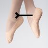 ABDA Canvas Full Sole Ballet Shoe Thumbnail