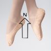 ABDA Canvas Full Sole Ballet Shoe Thumbnail