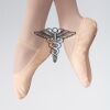 ABDA Canvas Full Sole Ballet Shoe Thumbnail