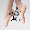 ABDA Canvas Full Sole Ballet Shoe Thumbnail