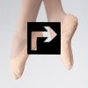 ABDA Canvas Full Sole Ballet Shoe Thumbnail