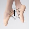 ABDA Canvas Full Sole Ballet Shoe Thumbnail