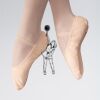 ABDA Canvas Full Sole Ballet Shoe Thumbnail