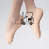 ABDA Canvas Full Sole Ballet Shoe Thumbnail