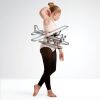 ABDA Silky Ballet Footless Tights Thumbnail